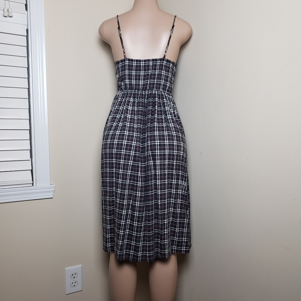 TRUE CRAFT Checkered Pocket Midi Dress - Picture 6 of 9